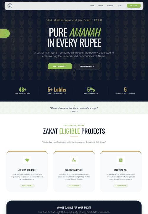 NZF Interface